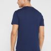 Camisetas de cuello redondo con el logotipo de Ralph Lauren para hombre en azul marino