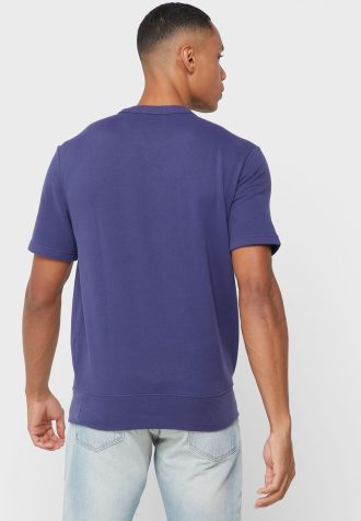 Camisetas de cuello redondo con el logotipo de Ralph Lauren para hombre en azul marino Camisetas de cuello redondo con el logotipo de Ralph Lauren para hombre en azul marino
