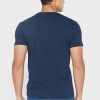 Camisetas de cuello redondo con el logotipo de Ralph Lauren para hombre en azul marino Camisetas de cuello redondo con el logotipo de Ralph Lauren para hombre en azul marino