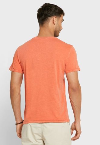Camisetas de cuello redondo con el logotipo de Ralph Lauren para hombre en color naranja Camisetas de cuello redondo con el logotipo de Ralph Lauren para hombre en color naranja