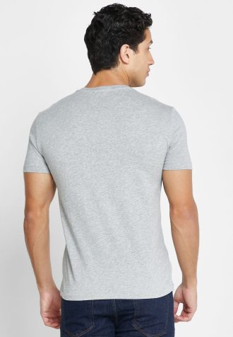 Camisetas de cuello redondo con el logotipo de Ralph Lauren para hombre en gris Camisetas de cuello redondo con el logotipo de Ralph Lauren para hombre en gris