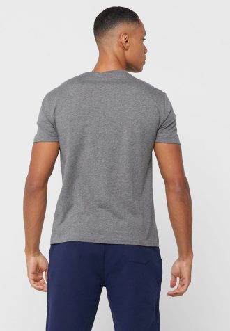 Camisetas de cuello redondo con el logotipo de Ralph Lauren para hombre en gris Camisetas de cuello redondo con el logotipo de Ralph Lauren para hombre en gris