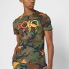 Camisetas de cuello redondo con estampado de camuflaje multicolor de Ralph Lauren para hombre Camisetas de cuello redondo con estampado de camuflaje multicolor de Ralph Lauren para hombre