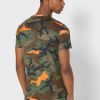Camisetas de cuello redondo con estampado de camuflaje multicolor de Ralph Lauren para hombre Camisetas de cuello redondo con estampado de camuflaje multicolor de Ralph Lauren para hombre