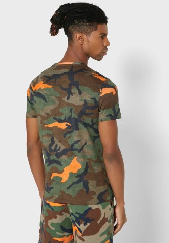Camisetas de cuello redondo con estampado de camuflaje multicolor de Ralph Lauren para hombre Camisetas de cuello redondo con estampado de camuflaje multicolor de Ralph Lauren para hombre