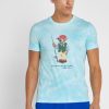 Camisetas de cuello redondo con gráfico de Ralph Lauren para hombre en azul Camisetas de cuello redondo con gráfico de Ralph Lauren para hombre en azul