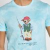 Camisetas de cuello redondo con gráfico de Ralph Lauren para hombre en azul Camisetas de cuello redondo con gráfico de Ralph Lauren para hombre en azul