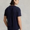Camisetas de cuello redondo de jersey de corte clásico Ralph Lauren para hombre en azul marino Camisetas de cuello redondo de jersey de corte clásico Ralph Lauren para hombre en azul marino