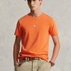 Camisetas de cuello redondo entalladas y personalizadas de Ralph Lauren para hombre en color naranja Camisetas de cuello redondo entalladas y personalizadas de Ralph Lauren para hombre en color naranja