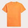 Camisetas de cuello redondo entalladas y personalizadas de Ralph Lauren para hombre en color naranja Camisetas de cuello redondo entalladas y personalizadas de Ralph Lauren para hombre en color naranja