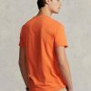 Camisetas de cuello redondo entalladas y personalizadas de Ralph Lauren para hombre en color naranja Camisetas de cuello redondo entalladas y personalizadas de Ralph Lauren para hombre en color naranja