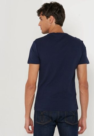 Camisetas de cuello redondo estampadas Ralph Lauren para hombre en azul marino