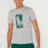 Camisetas de cuello redondo estampadas Ralph Lauren para hombre en gris
