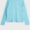 Camisetas de cuello redondo Ralph Lauren azules para mujer Camisetas de cuello redondo Ralph Lauren azules para mujer