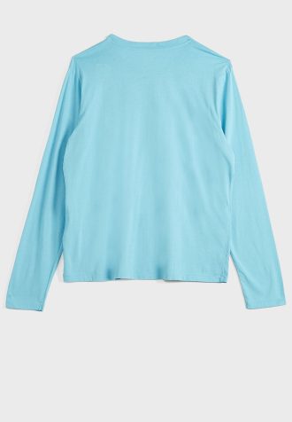 Camisetas de cuello redondo Ralph Lauren azules para mujer Camisetas de cuello redondo Ralph Lauren azules para mujer