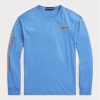 Camisetas deportivas tipo polo Ralph Lauren Classic Fit para hombre en azul Camisetas deportivas tipo polo Ralph Lauren Classic Fit para hombre en azul