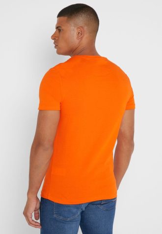 Camisetas esenciales de cuello redondo Ralph Lauren para hombre en color naranja