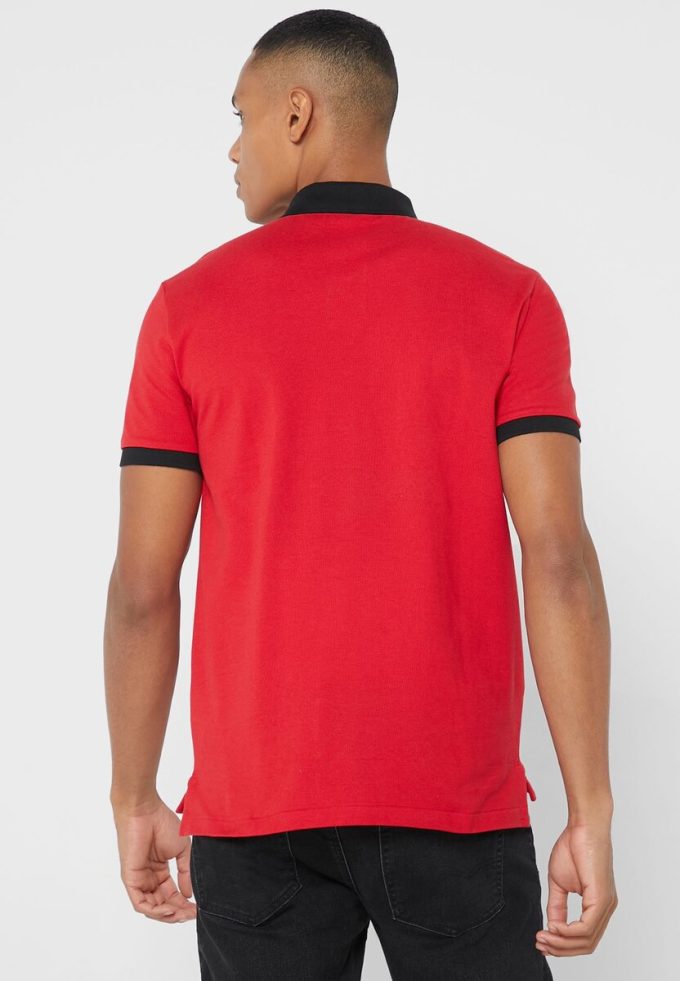 Camisetas esenciales Ralph Lauren rojas para hombre