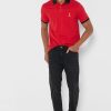 Camisetas esenciales Ralph Lauren rojas para hombre