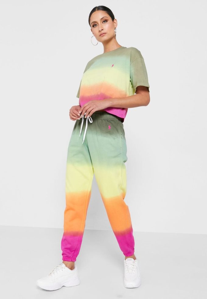 Camisetas gráficas multicolores de cuello redondo de Ralph Lauren para mujer Camisetas gráficas multicolores de cuello redondo de Ralph Lauren para mujer