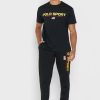 Camisetas negras de cuello redondo con el logotipo de Ralph Lauren para hombre