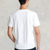 Camisetas Ralph Lauren blancas de cuello redondo y corte clásico para hombre Camisetas Ralph Lauren blancas de cuello redondo y corte clásico para hombre