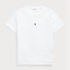 Camisetas Ralph Lauren blancas de cuello redondo y corte entallado para hombre