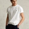 Camisetas Ralph Lauren blancas de jersey grueso de corte clásico para hombre