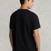 Camisetas Ralph Lauren Classic Fit Big Pony para hombre, color negro Camisetas Ralph Lauren Classic Fit Big Pony para hombre, color negro