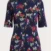 Camisetas Ralph Lauren de algodón elástico con cuello barco y estampado floral multicolor para mujer Camisetas Ralph Lauren de algodón elástico con cuello barco y estampado floral multicolor para mujer