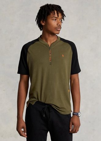 Camisetas Ralph Lauren de alto rendimiento en color oliva para hombre, personalizadas y ajustadas Camisetas Ralph Lauren de alto rendimiento en color oliva para hombre, personalizadas y ajustadas