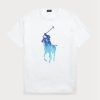 Camisetas Ralph Lauren de corte clásico Big Pony para hombre, blancas