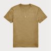 Camisetas Ralph Lauren de cuello redondo, entalladas y personalizadas, color marrón para hombre