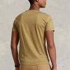 Camisetas Ralph Lauren de cuello redondo, entalladas y personalizadas, color marrón para hombre