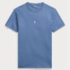 Camisetas Ralph Lauren de cuello redondo, personalizadas y entalladas, en azul marino para hombre Camisetas Ralph Lauren de cuello redondo, personalizadas y entalladas, en azul marino para hombre