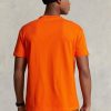 Camisetas Ralph Lauren de jersey grueso de corte clásico en color naranja para hombre Camisetas Ralph Lauren de jersey grueso de corte clásico en color naranja para hombre