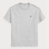 Camisetas Ralph Lauren de jersey grueso de corte clásico en gris para hombre Camisetas Ralph Lauren de jersey grueso de corte clásico en gris para hombre
