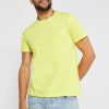 Camisetas Ralph Lauren Essential de cuello redondo amarillas para hombre