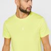 Camisetas Ralph Lauren Essential de cuello redondo amarillas para hombre