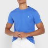 Camisetas Ralph Lauren Essential de cuello redondo para hombre en azul Camisetas Ralph Lauren Essential de cuello redondo para hombre en azul
