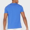 Camisetas Ralph Lauren Essential de cuello redondo para hombre en azul Camisetas Ralph Lauren Essential de cuello redondo para hombre en azul
