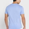 Camisetas Ralph Lauren Essential de cuello redondo para hombre en azul Camisetas Ralph Lauren Essential de cuello redondo para hombre en azul