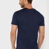 Camisetas Ralph Lauren Essential de cuello redondo para hombre en azul marino