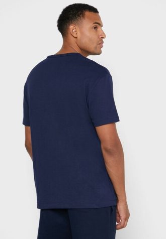 Camisetas Ralph Lauren Essential de cuello redondo para hombre en azul marino Camisetas Ralph Lauren Essential de cuello redondo para hombre en azul marino