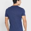 Camisetas Ralph Lauren Essential de cuello redondo para hombre en azul marino
