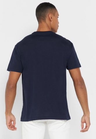 Camisetas Ralph Lauren Essential de cuello redondo para hombre en azul marino Camisetas Ralph Lauren Essential de cuello redondo para hombre en azul marino