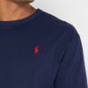 Camisetas Ralph Lauren Essential de cuello redondo para hombre en azul marino