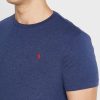 Camisetas Ralph Lauren Essential de cuello redondo para hombre en azul marino