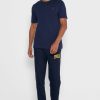Camisetas Ralph Lauren Essential de cuello redondo para hombre en azul marino