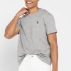 Camisetas Ralph Lauren Essential de cuello redondo para hombre en gris Camisetas Ralph Lauren Essential de cuello redondo para hombre en gris